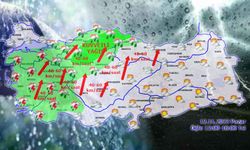 Meteoroloji'den 'kuvvetli' rüzgar ve yağış uyarısı!