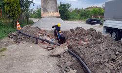 Büyükşehir Ferizli’de 2 bin metrelik hattı yeniledi