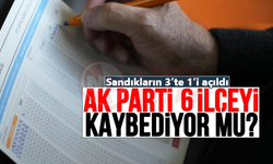AK Parti 6 ilçeyi kaybediyor mu?