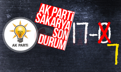 AK Parti Sakarya'da 7 ilçe kaybetti!