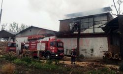 Orman ürünleri fabrikasında korkutan yangın