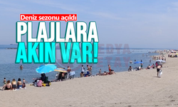 Sakarya'da vatandaşlar soluğu plajda aldı