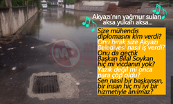 Akyazı Belediyesi yağmur suyu hattını yanlış yere yapmış!