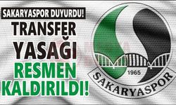 Sakaryaspor duyurdu! Transfer yasağı kaldırıldı