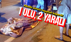 Alkollü sürücü hayattan kopardı: 1 ölü, 2 yaralı