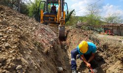 2 bin metrelik altyapı hattı kısa sürede tamamlandı