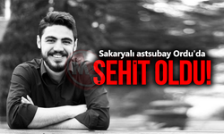 Sakaryalı astsubay Ordu'da şehit oldu!