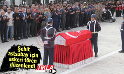 Şehit astsubay için Ordu'da askeri tören düzenlendi