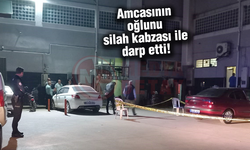 Amcasının oğlunu silah kabzası ile darp etti!