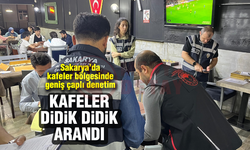 Kafeler didik didik arandı!