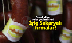 Sucuk diye neler yedirmişler! İşte Sakaryalı firmalar!