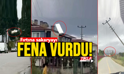 Fırtına Sakarya'yı fena vurdu!