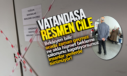 SEAH'ta vatandaşın ayakta ve yerde bekleme çilesi!