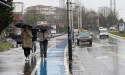 Sakarya'ya lapa lapa kar yağdı!