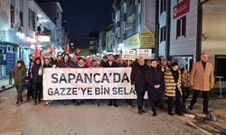 Sapanca'da Filistin'e destek yürüyüşü!