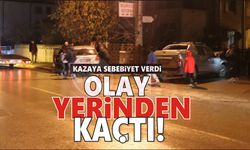 Kazaya sebebiyet verdi, olay yerinden kaçtı