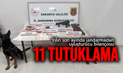 Yılın son ayında jandarmadan uyuşturucu bilançosu