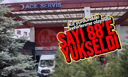 Yurttaki zehirlenme olayında sayı 88’e yükseldi