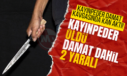Kayınpeder damat arasında bıçaklı kavga: 1 ölü 2 yaralı!