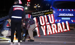 Elektrikli bisiklet ile motosiklet çarpıştı: 1 ölü!