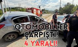 Sakarya'da otomobiller çarpıştı