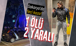 Sakarya'da feci kaza: 1 ölü, 2 yaralı