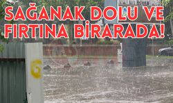 Sakarya'da sağanak, dolu ve fırtına aynı anda etkili oldu
