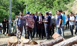 Başkan Alemdar yangın bölgesinde