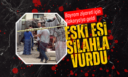 Çocuklarının evinde eski eşini vurdu!