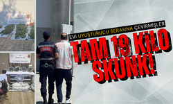 Evi uyuşturucu serasına çevirmişler!