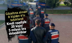 Kredi vaadiyle 20 kişiyi 5 milyon lira dolandırdılar