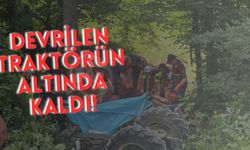 Devrilen traktörün altında kalan kadın hayatını kaybetti