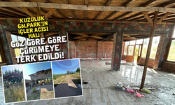 Kuzuluk Gölpark’ın içler acısı hali!