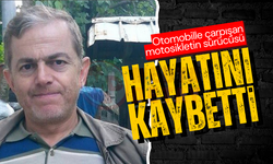 Motosikletin sürücüsü hastanede hayatını kaybetti