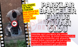 Sakarya'da parklar ve bahçeler fuhuş yuvasına döndü!