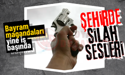 Şehirden yükselen silah sesleri korkutuyor!