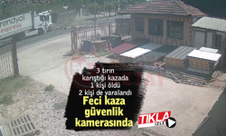 Feci kaza güvenlik kamerasında