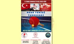 Sakarya’da 15 Temmuz anısına Masa Tenisi Turnuvası düzenleniyor