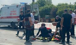 Hafif ticari araçla elektrikli bisiklet çarpıştı! 1 yaralı