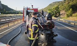 Tünel çıkışı kaza! 4 yaralı