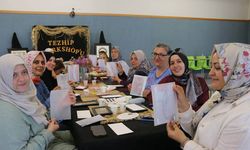Özel bireyler ve anneleri hobi atölyelerinde el ele