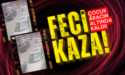 Aniden yola fırlayan çocuk aracın altında kaldı