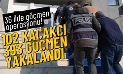 36 ilde göçmen kaçakçısı operasyonu!