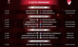 Trendyol 1. Lig'de 5 haftalık program açıklandı!