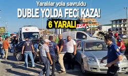 Duble yolda feci kaza! 6 Yaralı