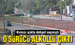 O sürücü alkollü çıktı!