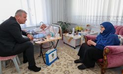 Başkan Çelik'ten yaşlılara vefa ziyareti
