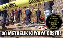 30 Metrelik kuyuya düştü!