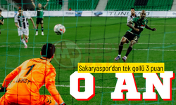 Sakaryaspor'dan tek gollü 3 puan!
