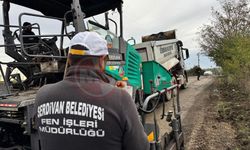 Kızılcıklı’da yollar asfaltlanıyor